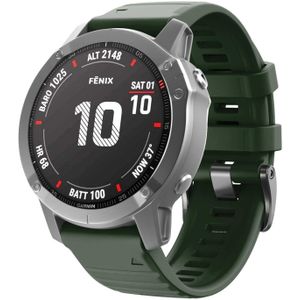 Strap-it Garmin Instinct 3 - 50mm siliconen bandje (donkergroen)