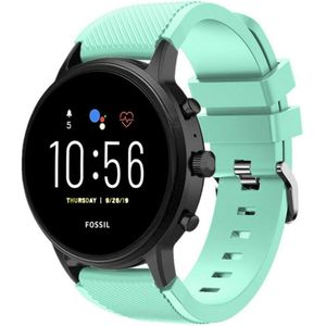 Strap-it Fossil Gen 5 siliconen bandje (aqua)