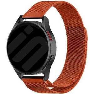 Strap-it Samsung Galaxy Watch Milanese band (oranje)