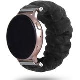 Strap-it Garmin Vivomove 3s Scrunchie bandje (zwart)