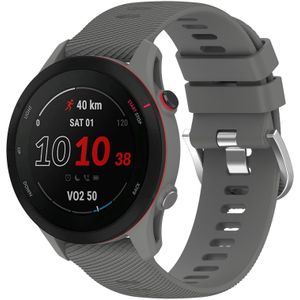 Strap-it Garmin Forerunner 255 siliconen bandje (donkergrijs)