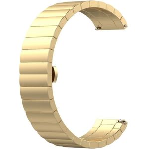 Strap-it Withings ScanWatch Light metalen band (goud)