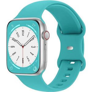 Strap-it Apple Watch siliconen bandje (aqua)