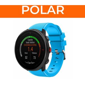 Strap-it Siliconen bandje voor Polar smartwatches (lichtblauw)