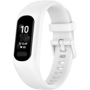 Strap-it Garmin Vivosmart 5 siliconen bandje (wit)