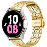 Strap-it Samsung Galaxy Watch 5 - 44mm roestvrij stalen band (goud)