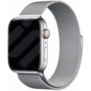Strap-it Apple Watch Milanese  band (zilver)