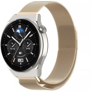 Strap-it Huawei Watch GT 3 Pro 46mm Milanese band (champagne)