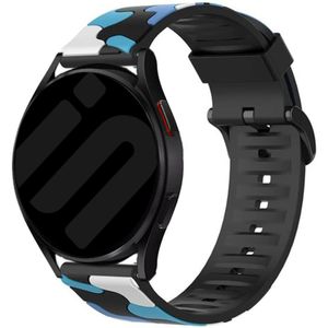 Strap-it Samsung Galaxy Watch 6 - 40mm camouflage band (blauw)