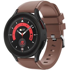 Strap-it Samsung Galaxy Watch 5 Pro siliconen bandje (koffiebruin)