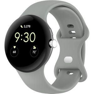 Strap-it Google Pixel Watch 3 - 41mm Classic siliconen bandje (grijs)