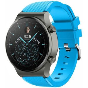 Strap-it Huawei Watch GT 2 Pro siliconen bandje (lichtblauw)