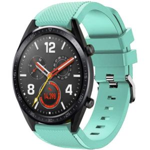 Strap-it Huawei Watch GT 2 siliconen bandje (aqua)