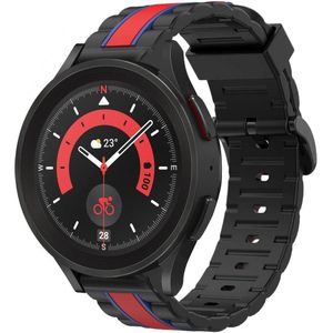 Strap-it Samsung Galaxy Watch 5 Pro Special Edition Band (zwart/rood)