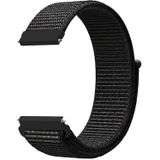 Strap-it Nylon horlogeband 18mm universeel (zwart mix)