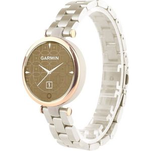 Strap-it Garmin Lily stalen band (champagne)