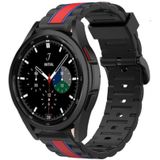 Strap-it Samsung Galaxy Watch 4 Classic 42mm Special Edition Band (zwart/rood)