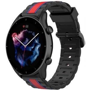 Strap-it Amazfit GTR 3 (Pro) Special Edition band (zwart/rood)
