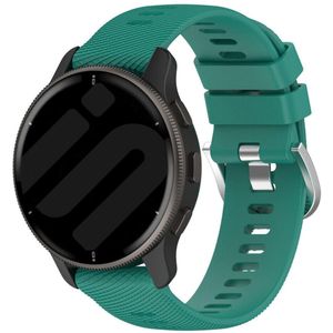 Strap-it Garmin Vivomove Style siliconen bandje (dennengroen)