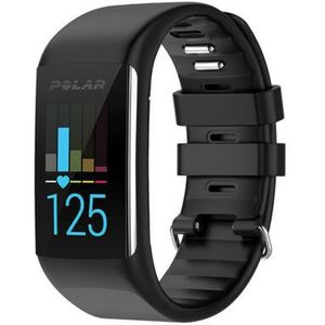 Strap-it Polar A360 / A370 siliconen bandje (zwart)