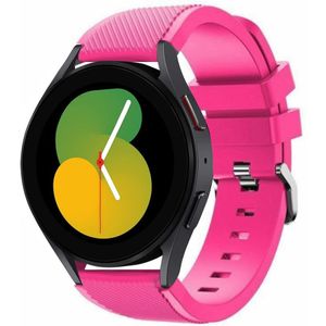 Strap-it Samsung Galaxy Watch 5 - 40mm siliconen bandje (knalroze)
