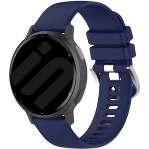 Strap-it Garmin Forerunner 55 siliconen classic bandje (donkerblauw)