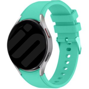 Strap-it Samsung Galaxy Watch 6 - 44mm siliconen band perfect fit (aqua)