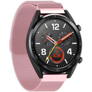Strap-it Huawei Watch GT 2 Milanese band (roze)