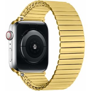 Strap-it Apple Watch stalen rekband (goud)