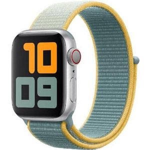Strap-it Apple Watch 8 nylon bandje (sunshine)