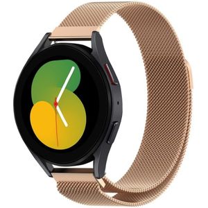 Strap-it Samsung Galaxy Watch 5 - 40mm Milanese band (rosé goud)