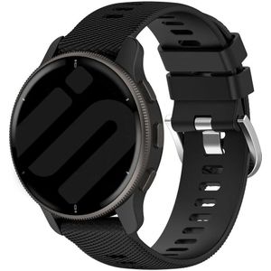 Strap-it Coros Pace 2 siliconen bandje (zwart)