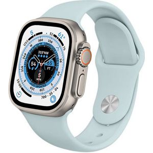 Strap-it Apple Watch Ultra sportband (lichtblauw)