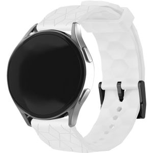 Strap-it Huawei Watch GT 2 silicone hexa band (wit)