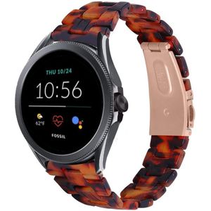 Strap-it Fossil Gen 5e - 44mm resin band (lava)