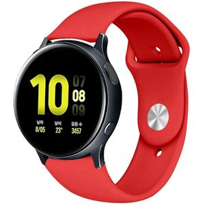 Strap-it Samsung Galaxy Watch Active sport bandje (rood)