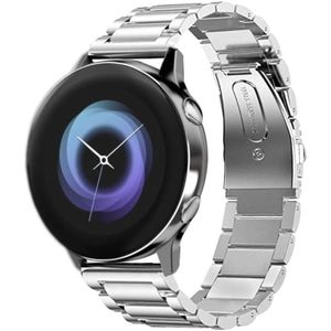 Strap-it Samsung Galaxy Watch Active titanium bandje (zilver)