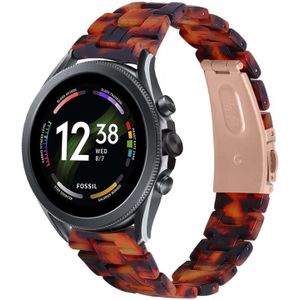 Strap-it Fossil Gen 6 - 44mm resin band (lava)