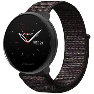 Strap-it Polar Ignite 2 nylon band (zwart)