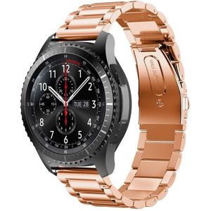 Strap-it Samsung Galaxy Watch stalen band 46mm (rosé goud)