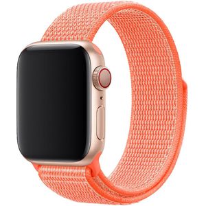 Strap-it Apple Watch nylon  band (oranje)