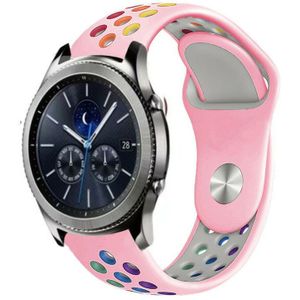 Strap-it Samsung Gear S3 sport band (roze/kleurrijk)
