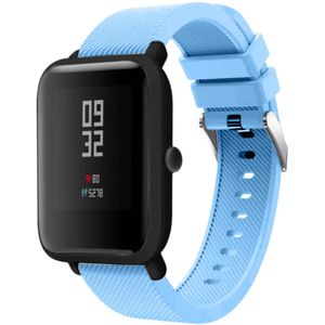 Strap-it Xiaomi Amazfit Bip siliconen band (zand blauw)