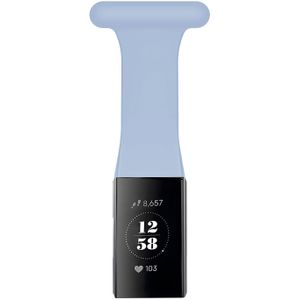 Strap-it Fitbit Charge 4 verpleegkundige band (lichtblauw)