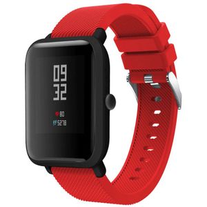 Strap-it Xiaomi Amazfit Bip silicone band (rood)