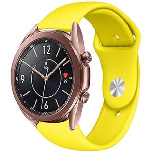 Strap-it Samsung Galaxy Watch 3 - 41mm sport band (geel)