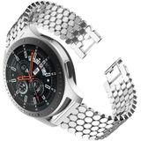 Strap-it Samsung Galaxy Watch 46mm stalen vis band (zilver)