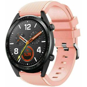 Strap-it Huawei Watch GT 2 siliconen bandje (roze)
