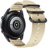 Strap-it Samsung Galaxy Watch 4 - 40mm nylon gesp band (khaki)