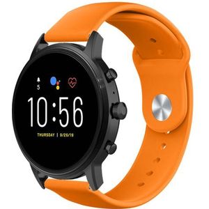 Strap-it Fossil Gen 5 sport band (oranje)